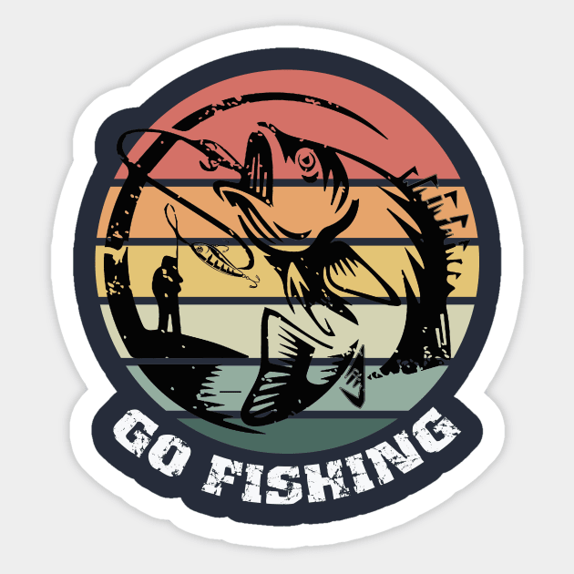 Fishing Sticker by NI78